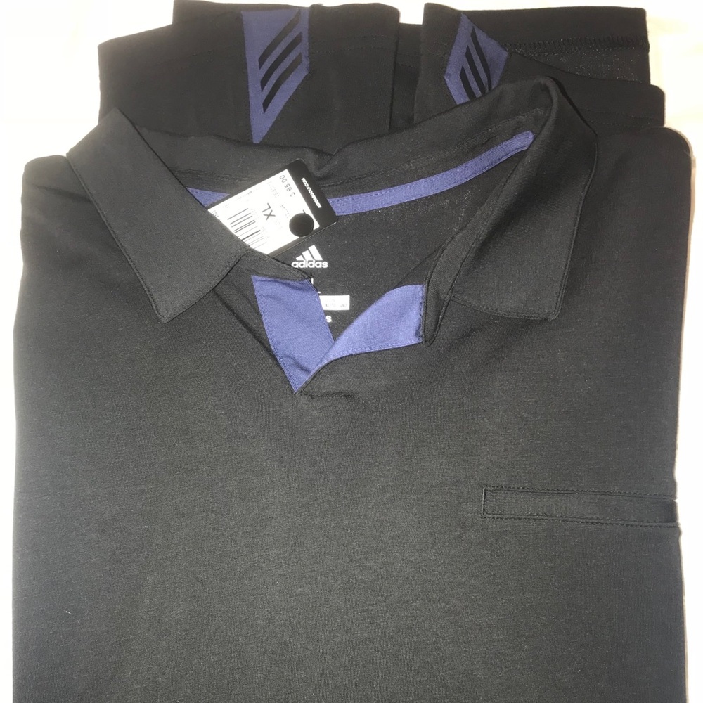 Black Adidas golf polo - NWT